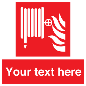 Custom Fire hose reel Sign